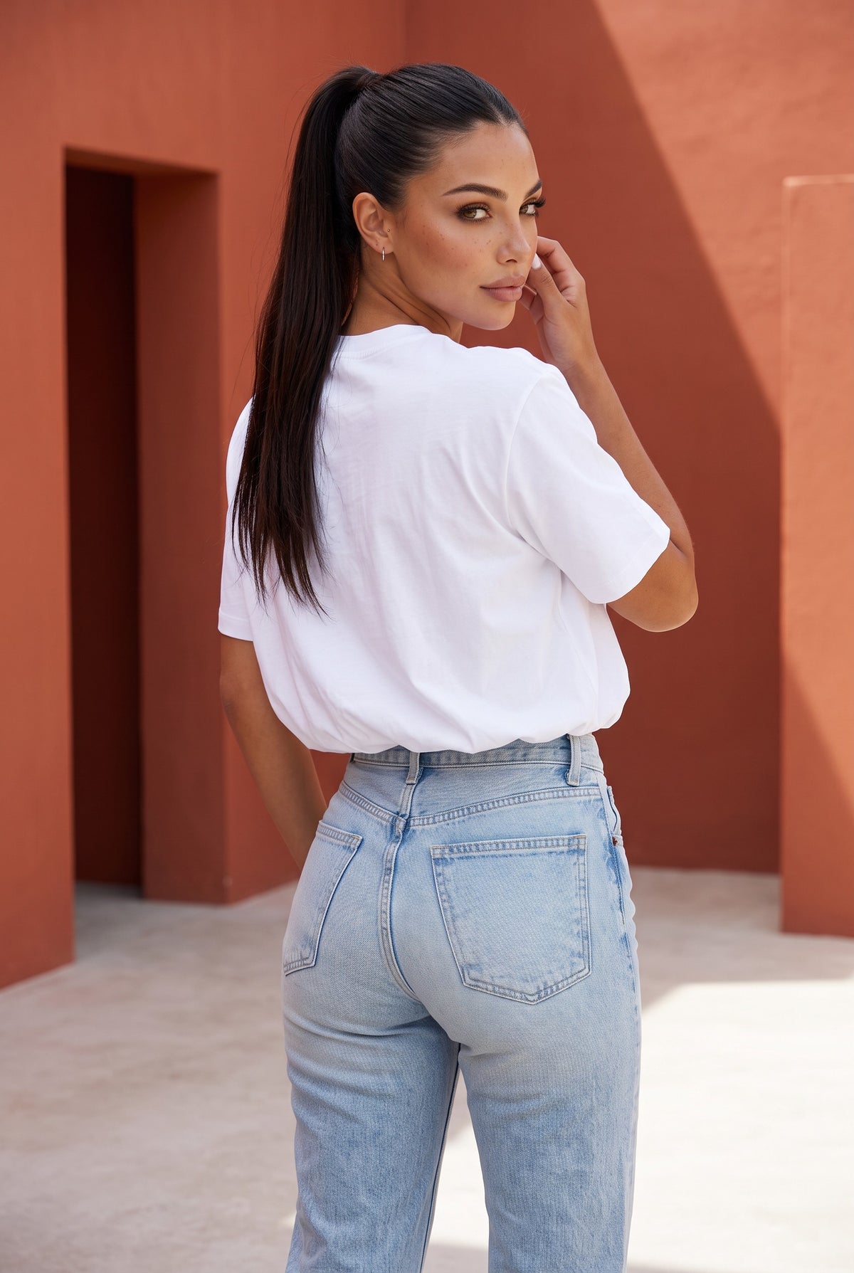 White Bubble Tee