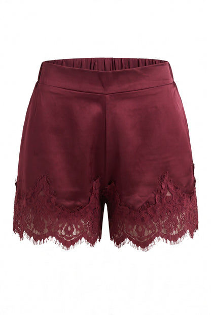 Wine Satin Set