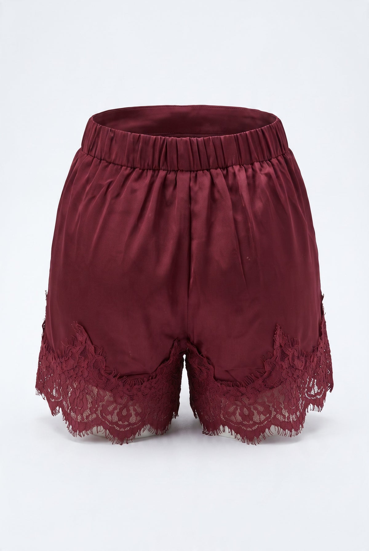 Wine Satin Set